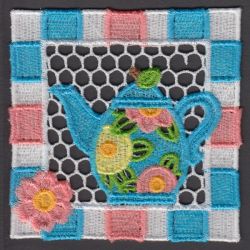 FSL Tea Time Coaster machine embroidery designs