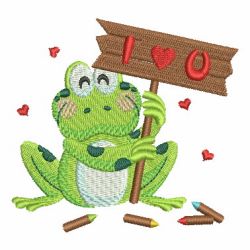 Animals Valentines Day 02 machine embroidery designs