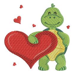 Animals Valentines Day 07 machine embroidery designs