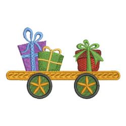 Christmas Train 02 machine embroidery designs