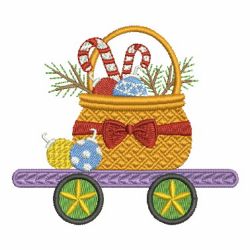 Christmas Train 05 machine embroidery designs