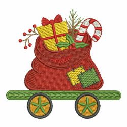 Christmas Train 11 machine embroidery designs