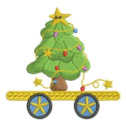 Christmas Train 12 machine embroidery designs