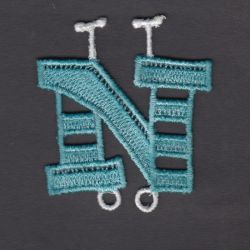 FSL Alphabet 14 machine embroidery designs