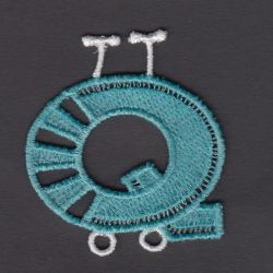 FSL Alphabet 17 machine embroidery designs