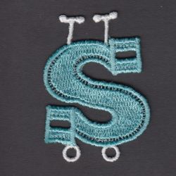 FSL Alphabet 19 machine embroidery designs