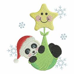 Christmas Animals 04 machine embroidery designs