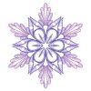 Rippled Colorful Snowflake(Lg)