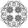 Heirloom Blackwork Floral