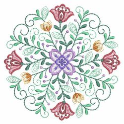 Floral Circle Quilts 06(Lg) machine embroidery designs