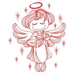 Redwork Cute Angels 05(Sm)