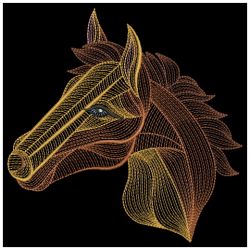 Rippled Animal Faces 03(Md) machine embroidery designs