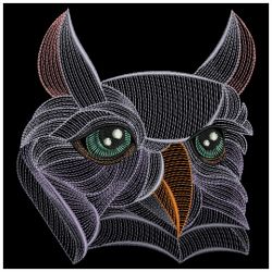 Rippled Animal Faces 04(Lg) machine embroidery designs