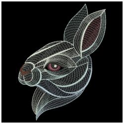 Rippled Animal Faces 05(Sm) machine embroidery designs