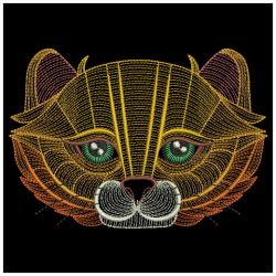 Rippled Animal Faces 06(Md) machine embroidery designs