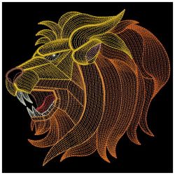 Rippled Animal Faces 07(Md) machine embroidery designs