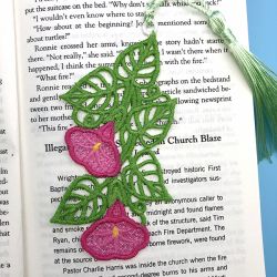 FSL Floral Bookmark 04 machine embroidery designs