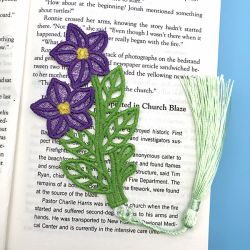 FSL Floral Bookmark 08