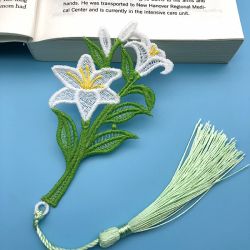 FSL Floral Bookmark 09