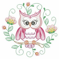 Colorful Cute Owls(Lg) machine embroidery designs