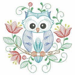 Colorful Cute Owls 02(Lg) machine embroidery designs