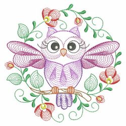 Colorful Cute Owls 04(Sm) machine embroidery designs