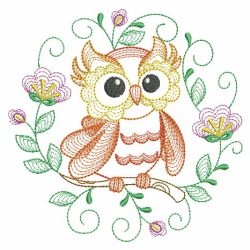Colorful Cute Owls 08(Md) machine embroidery designs