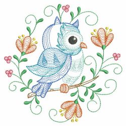 Colorful Cute Owls 09(Md) machine embroidery designs