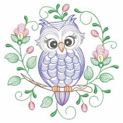 Colorful Cute Owls 12(Lg) machine embroidery designs