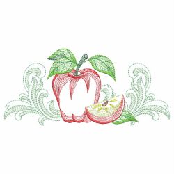 Vintage Fruit Borders 01 machine embroidery designs
