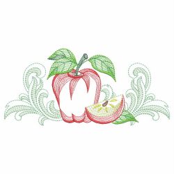 Vintage Fruit Borders 01 machine embroidery designs