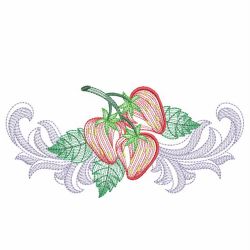 Vintage Fruit Borders 05 machine embroidery designs