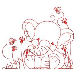 Redwork Cute Animals 02(Lg)