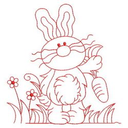 Redwork Cute Animals 04(Md) machine embroidery designs