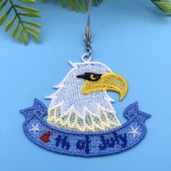 FSL 4th of July Eagle 02 machine embroidery designs