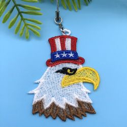 FSL 4th of July Eagle 04 machine embroidery designs