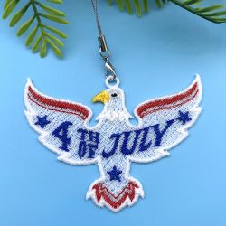 FSL 4th of July Eagle 08 machine embroidery designs
