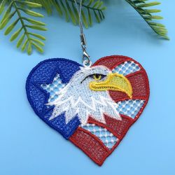 FSL 4th of July Eagle 09 machine embroidery designs