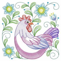 Rippled Roosters 05(Md) machine embroidery designs