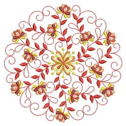 Flower Circle Quilts 08(Md) machine embroidery designs