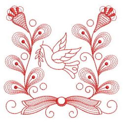 Redwork Baltimore Quilts 08(Sm) machine embroidery designs