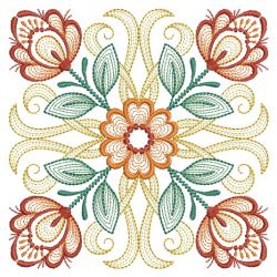 Rippled FLowers Quilts 01(Lg) machine embroidery designs