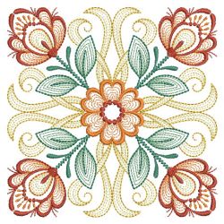 Rippled FLowers Quilts(Sm) machine embroidery designs