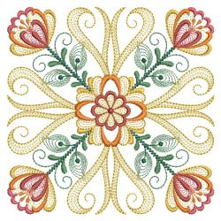 Rippled FLowers Quilts 03(Md) machine embroidery designs