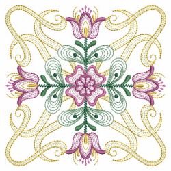 Rippled FLowers Quilts 05(Md) machine embroidery designs