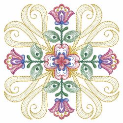 Rippled FLowers Quilts 06(Lg) machine embroidery designs