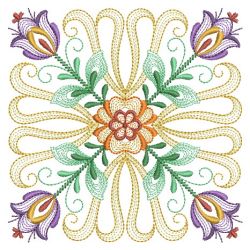 Rippled FLowers Quilts 07(Sm) machine embroidery designs