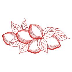 Redwork Fruit 06(Lg) machine embroidery designs