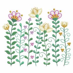 Heirloom Garden Flowers(Sm) machine embroidery designs