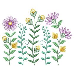 Heirloom Garden Flowers 03(Md) machine embroidery designs